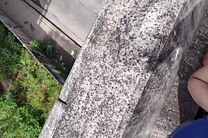 Is this hot chubby girl fucking in the street?