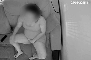 I caught my wife masturbating to porn while I was at work.