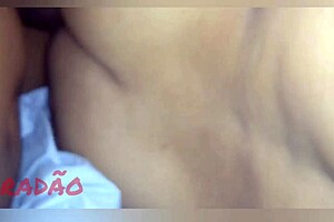 Cumming in submissive whore's ass sideways