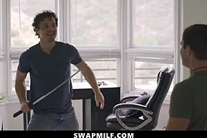 gorgeous stepmoms sharing their boys in swap