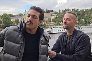 busty milf laura crystal in hardcore anal dp dap cum swallow.