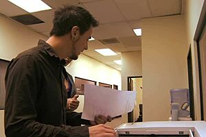 Blonde cougar feels shaved pussy stuffed deep