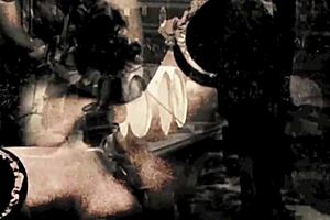 dark lantern entertainment steam age porn with hairy pussy bdsm bound vintage 😈