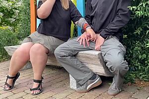 Curvy Mature Milf Receives Handjob on Wet Pussy