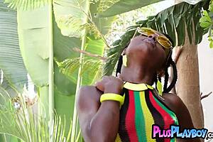 Big Ass Ebony Girl Poses Naked For Playboy