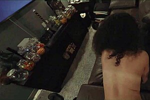 Cheating sex with step daughter Remy Woods in theater room, blowjob, bent over, doggystyle, big tits