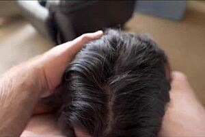 My step brother's wife Misty Meaner gives a sensual massage that turns wild.