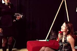 Whoa, check out jaden getting wild with big dildos, fucking and squirting in this interracial lesbian scene with sexy black babes.