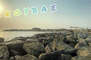 Couple flashes at public bar and beach