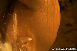 She Knows You Like Her Naked! Exotic Brunette Babe Dances in Sensual Striptease with Ripped Clothes.