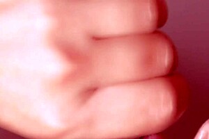 young stepmom gives intense blowjob close up