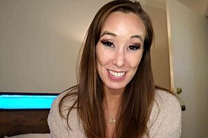 sexy asian step-mom catches you