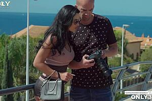 European Outdoor Milf Shalina Devine Gets Pierced Nipples Licked