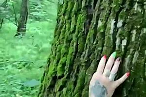 milf offers big ass in woods for hot anal sex