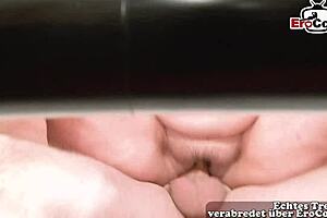 Deutsche oma wants to film an amateur threesome porn 😏