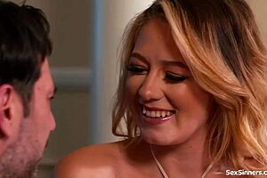 teen gives virginity to sugardaddy with deepthroat