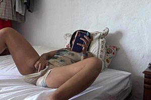 Stepmom Caught Masturbating by Virgin Stepson