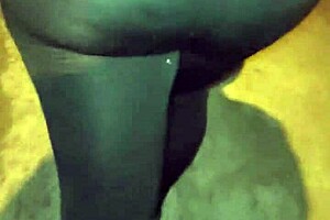 Madura Culona Con Leggins Transparentes En Hilo