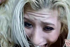 Gorgeous Nina Kayy Takes His Warm Load Of Cum On Her Nice Big Tits