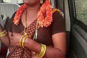 Stepmom And Stepson Drive Long With Dirty Talk Fucking