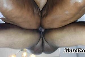 Pov Ebony Hotmilf Gets Backshots In Creamy Hairy Pussy