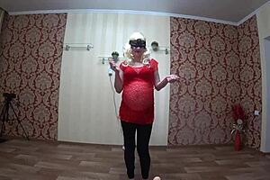 The Milf In Early Pregnancy Shows Striptease And Fucks With Lesbian Juicy Ass In Panties Pov
