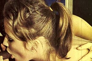 Vintage dark lantern London vintage interracial taboo scene!