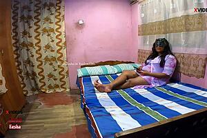 indian stepmom aarohi eesha says, 'i need a massage and my pussy pounded with cum'