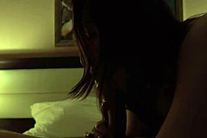 sexy milf sucks dick in cowgirl and swallows cum