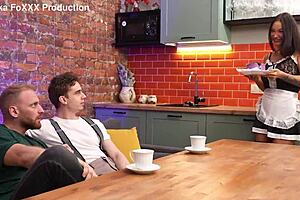 Housewife Monika Fox Harshly Punished For Bad Dinner