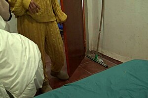 turkish STEPMOTHER visits her american STEPSON in the BEDROOM to GROPE his MONSTER COCK