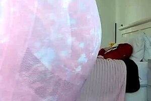 Milf Melody Radford Sheer Gym Leggings Close-Up