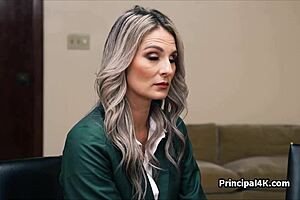 Threesome with principal to become valedictorian