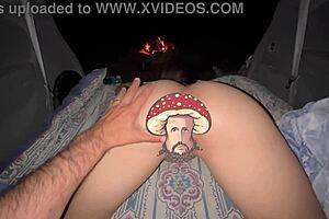 Asian Not Sister Destroying Pussy in Outdoor Holiday Casting with Squirting?