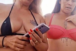 i talked dirty on beach, then deflowered young guy with friend.