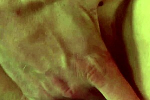 Is Darina's handjob in fishnets enough for her stud?