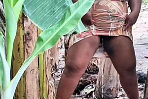 Evangelical milf pees in public with big pussy