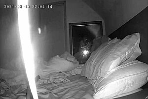 Milf Jackhammers Clit Before Bed Spy Cam