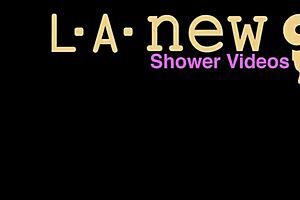 stunning czech model in casting shower scene.