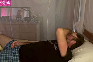 Amateur Couple Feels Intense Emotions During Kinky Bondage And Blowjob Session