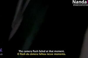 Dogging night, Nandanua gets used in the street by a BBC stranger while my cuck watches.