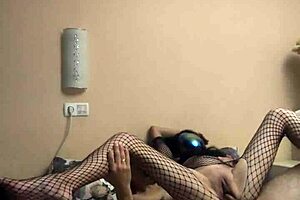 skinny cowgirl taking deep dick in both holes?