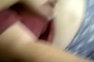 The ssbww gets her pussy fucked pov while husband rubs her belly