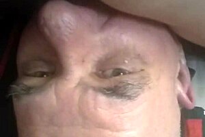 amateur senior couple in 69 pose, licking pussy and sucking cock in pov