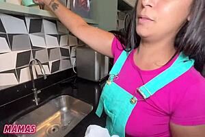 Dandara Moraes Says, 'I'm A Hot MILF In This Threesome, Licking Ass And Fucking'