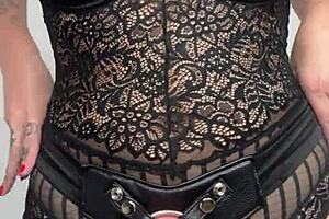 worship my cock in this sensual femdom pov strap-on session with big tits mommy milf