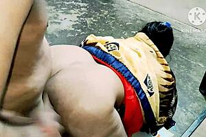 indian desi maid working hard for the owner