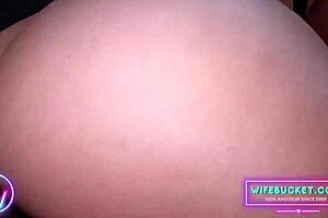 Wife in Sexy Lingerie Gets Filled with Cum