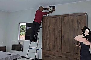 i seduced the internet nerd, twerked on his cock until he came, then rode my ass for more creamy cum 😈