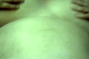 The ssbww gets her pussy fucked pov while husband rubs her belly